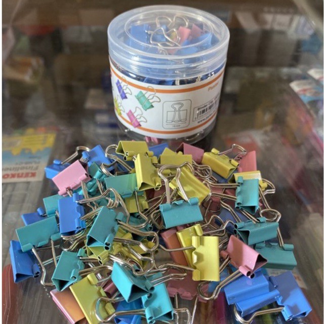 

Binder Clip warna Pastel Bc 105PTL Joyko ( 60 pcs )