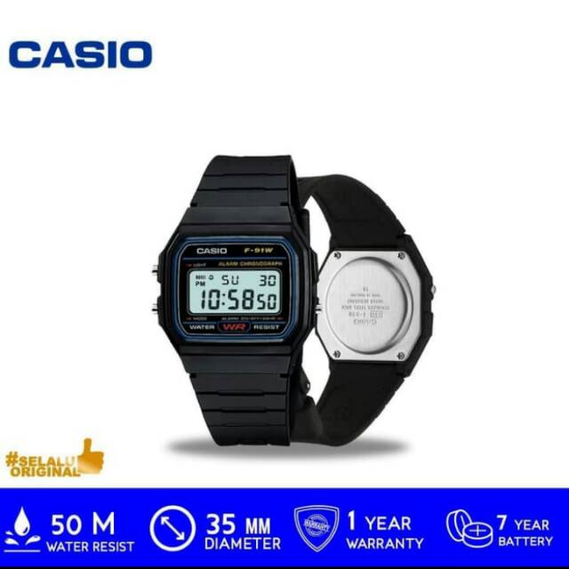 Casio GENERAL F91W1DG/ F91W ORIGINAL
