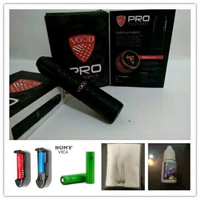 Paket Komplit Siap Ngebul Vgod promech 2