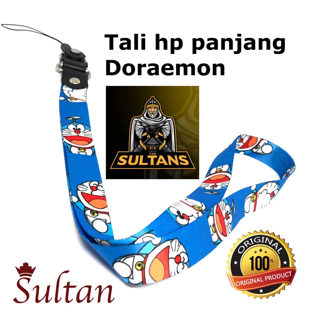 tali gantungan hp kartu nama karakter unicorn/bare bears/kaws/lilo&amp;stich/doraemon