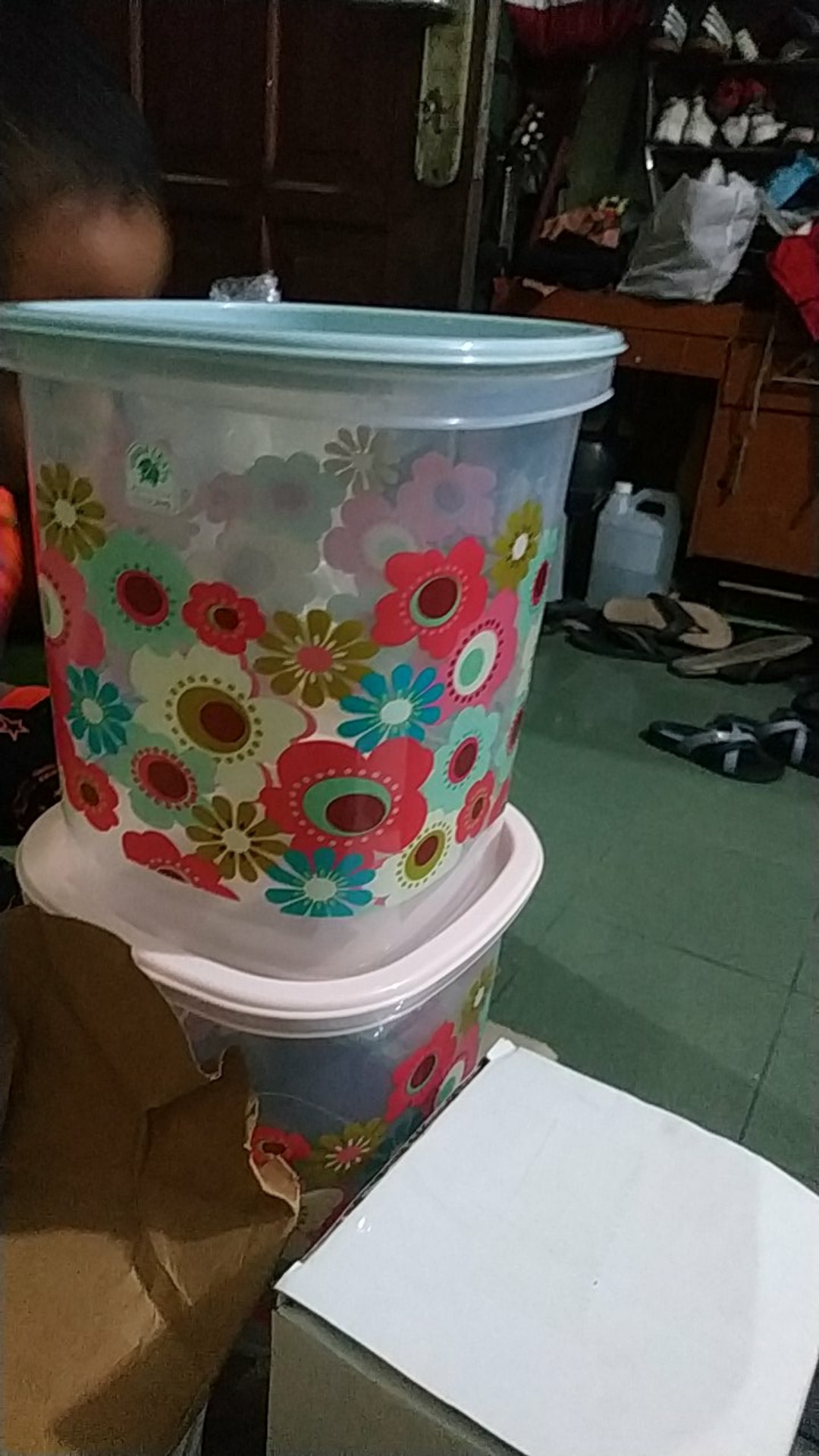 Toples Kue Scotia 5624f Green Leaf 3.5 Liter