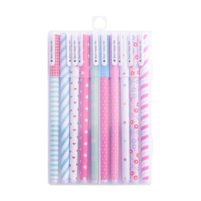 

Pulpen Gel Motif Unik Set 10 Pcs