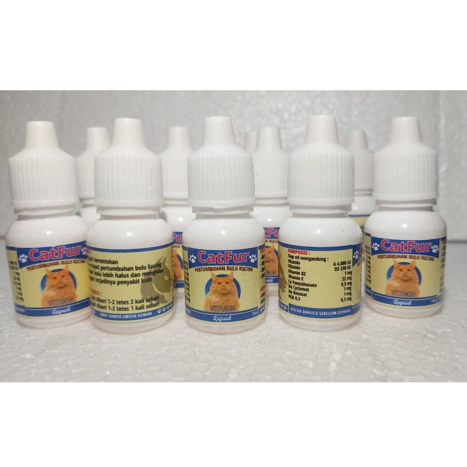 Vitamin Bulu Kucing Catfur Obat Bulu Kucing Rontok FEZONE