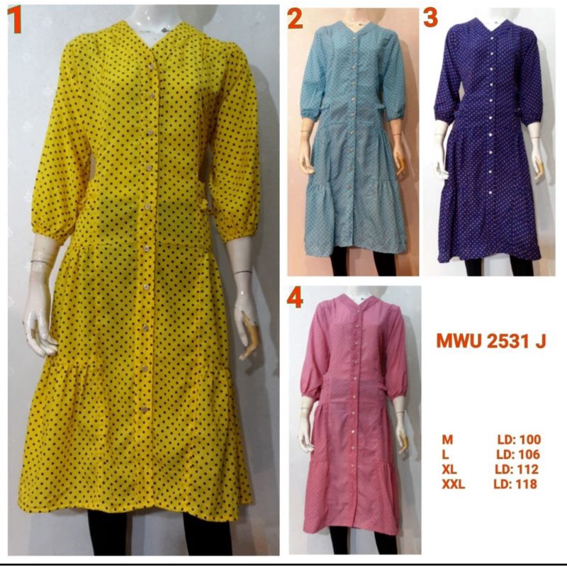 MWU[2531J]Blus/Blouse/Baju/tunik