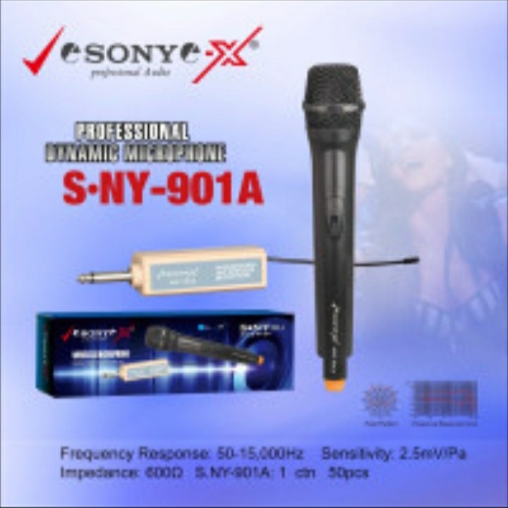 SN-901A Mic Wireless 2 IN 1/Mic Single Wireless Karaoke SONY