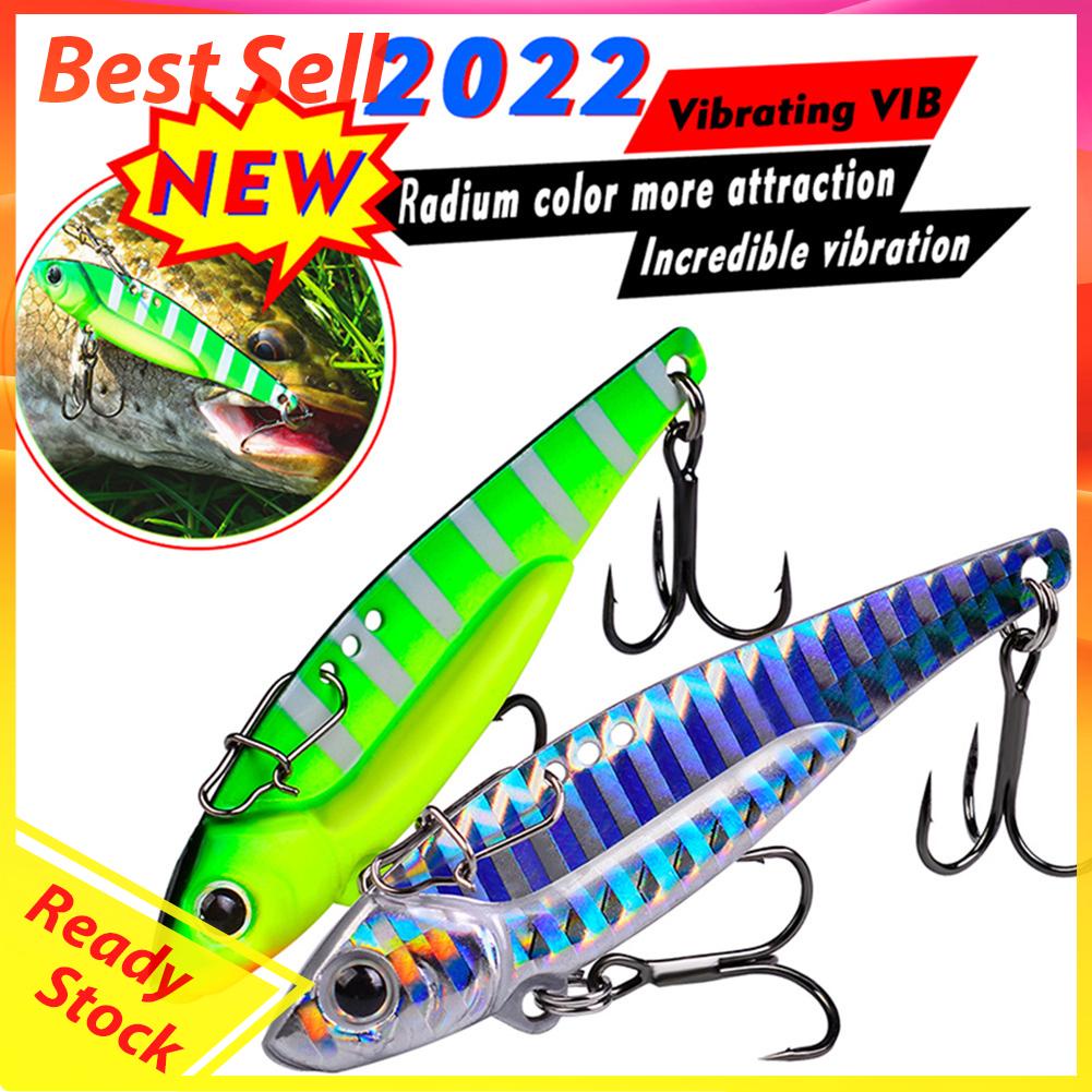 Vib Umpan Pancing Hard Bait Bentuk Ikan Imitasi Dengan Mata 3D