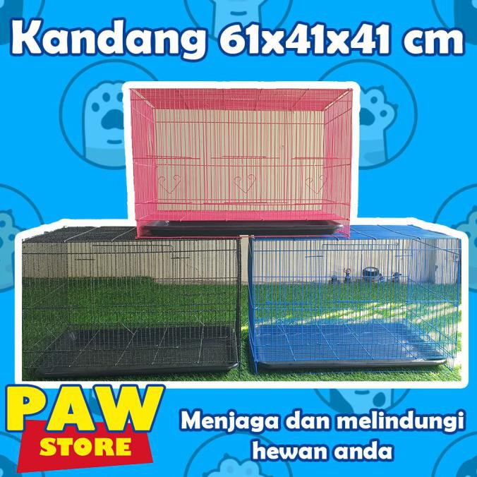 PERAWATAN HEWAN KANDANG LIPAT BESI UNTUK ANJING KUCING BURUNG UKURAN JUMBO - MURAH PERLENGKAPAN