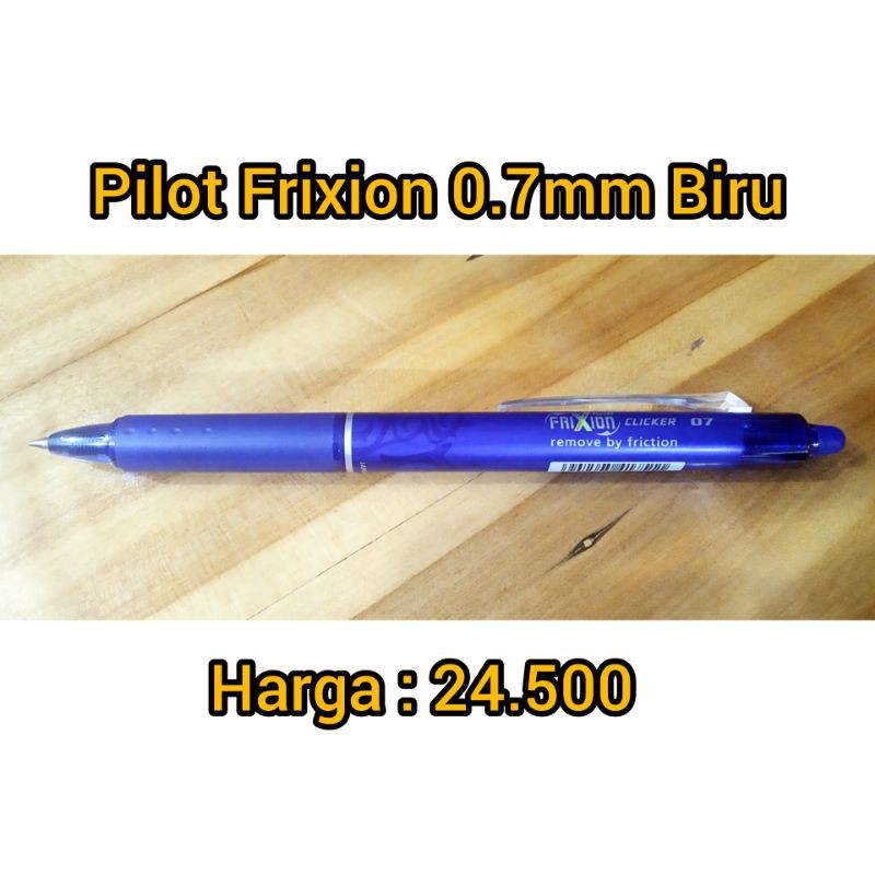 

Pulpen Frixion 0.7mm Biru