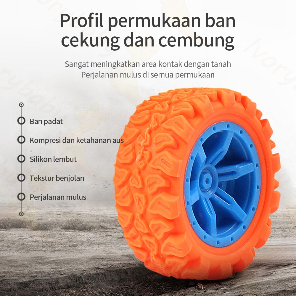 Ivorybaby Mainan mobil dorong anak  off road 4 drive inertial mainan anak inertial force to slide tidak perlu baterai
