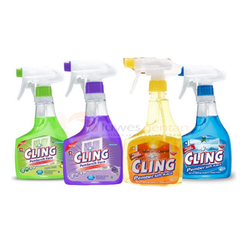 CLING PEMBERSIH KACA SPRAY BOTOL