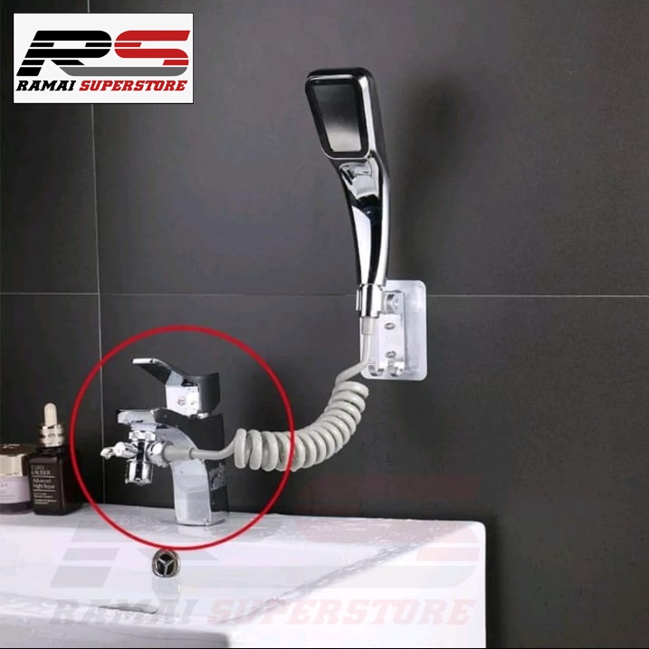 Adaptor Kran Pemisah Air Konektor Bidet Faucet Keran Shower Wastafel