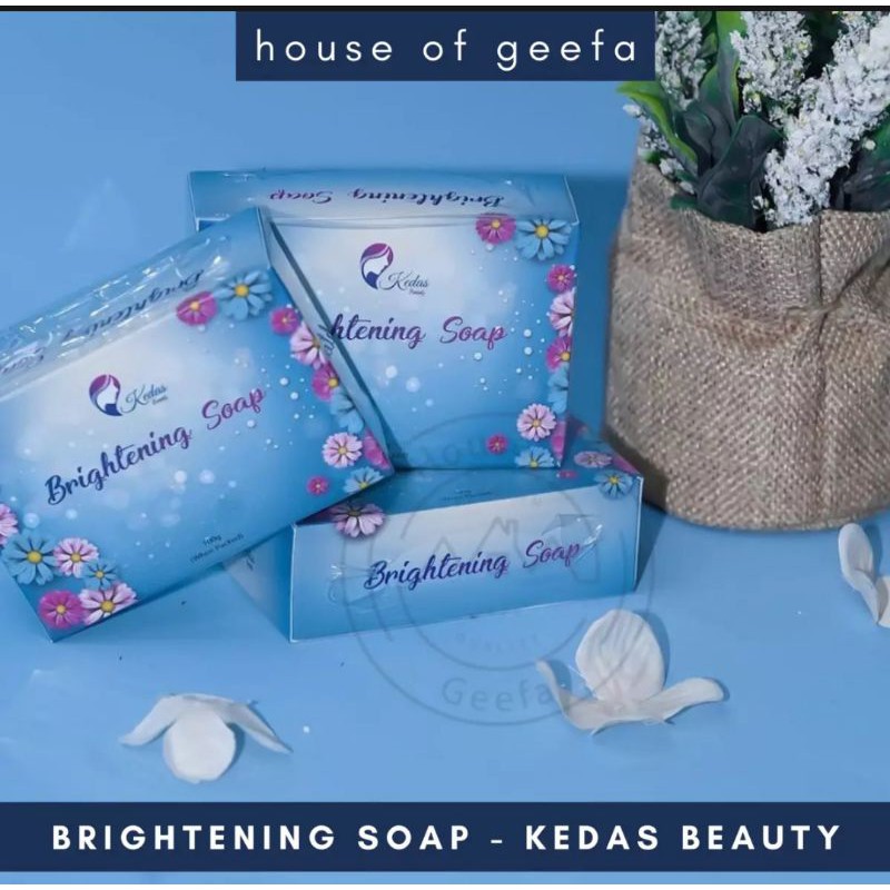 House of Geefa - Brightening Soap by Kedas Beauty Original - Sabun Mencerahan - Sabun Wajah