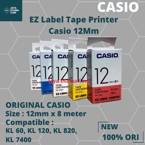 EZ LABEL TAPE PRINTER CASIO 12 MM XR 12