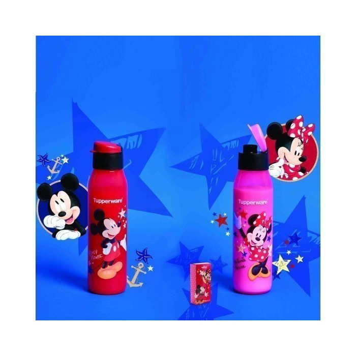 (AFW) MURAHH  BOTOL MICKEY DAN MINNIE TUPPERWARE SALE BOTOL MINUM ANAK - 1 pcs mickey