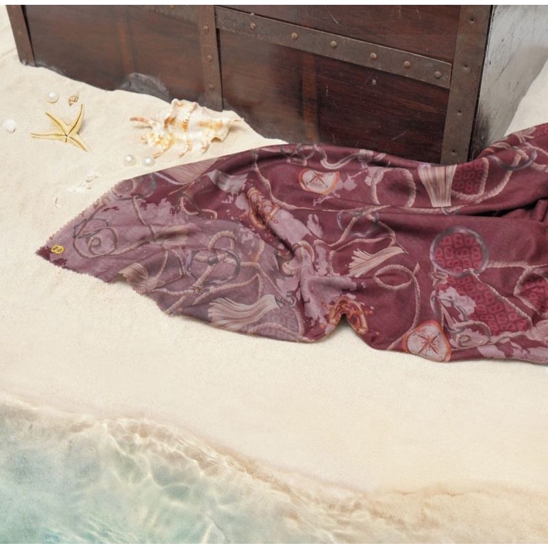 Nautical Series in Maya Buttonscarves