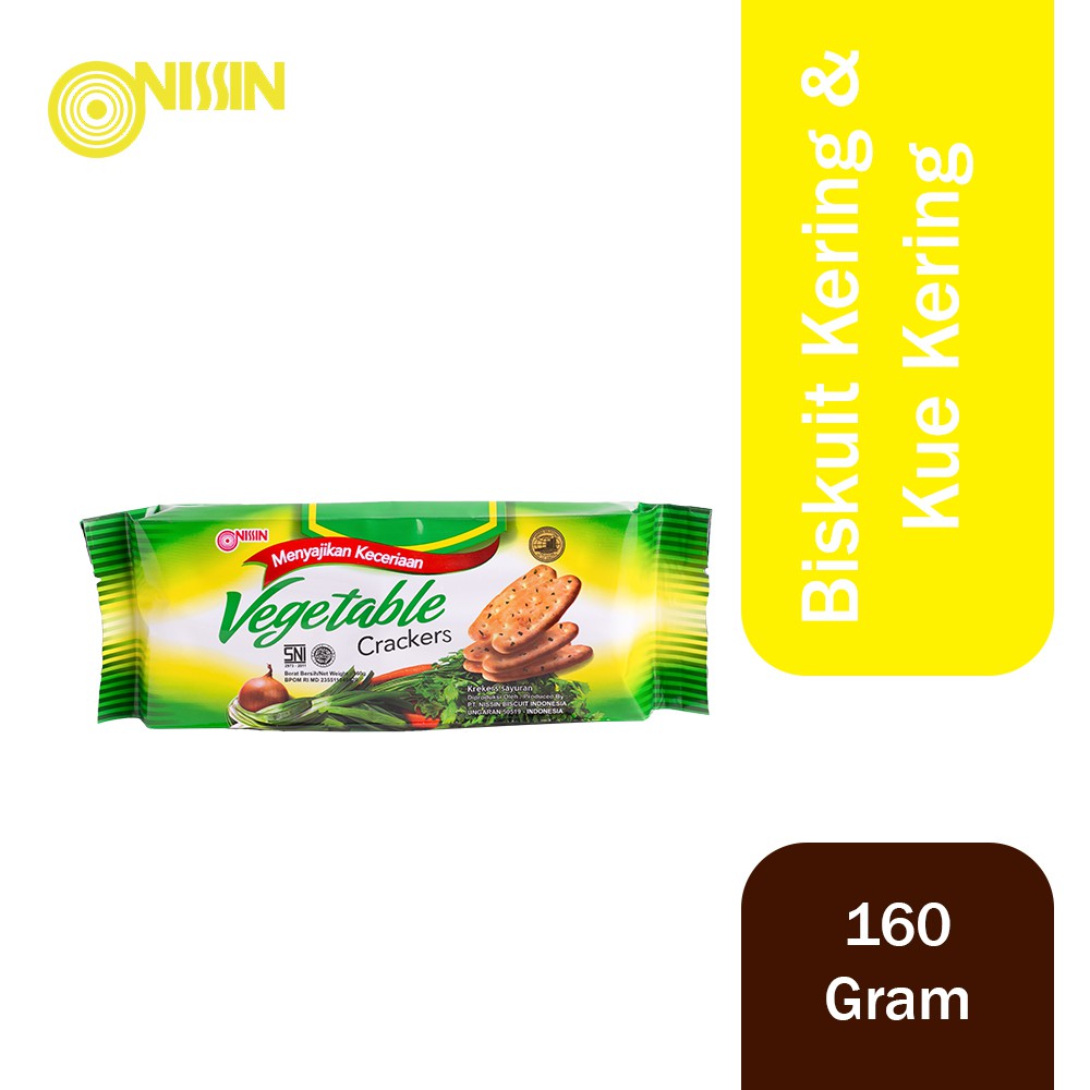 

Vegetable Crackers 160 gr