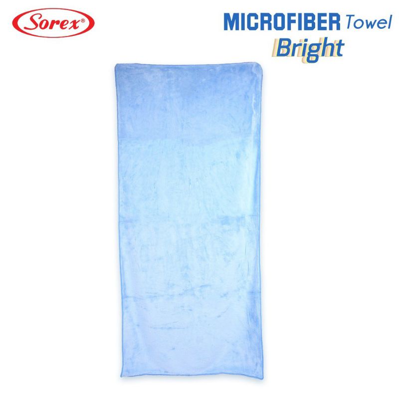 Sorex Handuk Mandi Dewasa Microfiber Towel Bright Lembut Daya Serap Tinggi ( 140 x 70 cm)