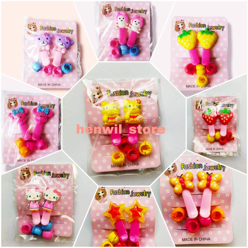 Jepit Rambut Anak / Jepitan Anak perempuan 1 Set