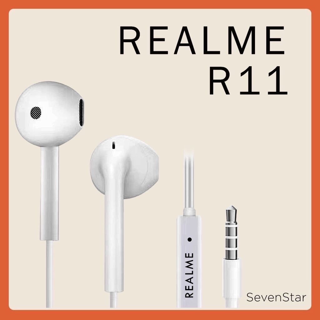 [H/F XTPRO] Headset Earphone R11 Handsfree Copotan Realme