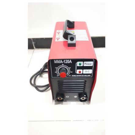 Rhino Mesin Las Listrik Inverter MMA 120 A 450+ watt 900 watt Welding Travo Merah Termurah