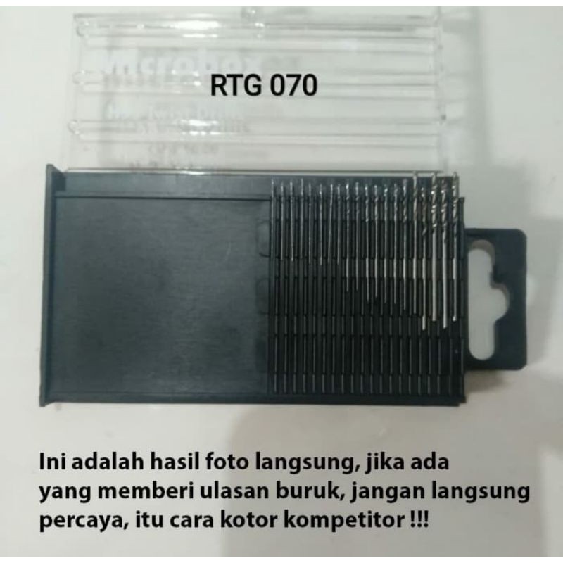 Mata Bor Mini Micro Bor PCB HSS Twist Micro Drill Bits 20Pcs