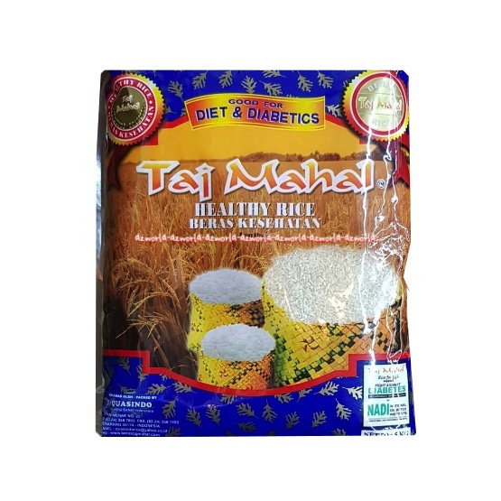 Taj Mahal TajMahal Rice 5kg Beras Putih Untuk Penderita Diabet 5 kg Healthy Rice Beras Kesehatan Beras Diet &amp; Diabetes Low Giycemic Rendah Beras Rendah Gula Tajj Mahall
