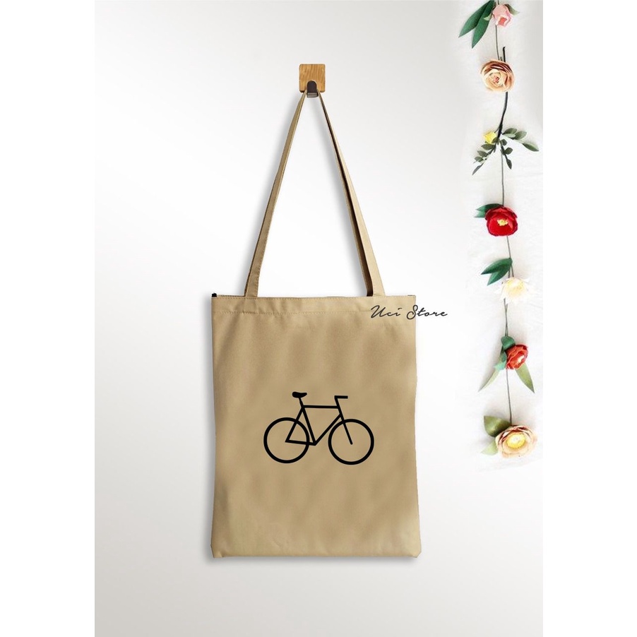 (PAKAI RESLERING) tote bag sepeda wanita varian warna[Toko UCI]