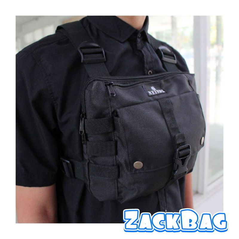 Chest bag/Tas dada/Tas dada pria/Tas dada rompi/Chest bag rig Premium 803