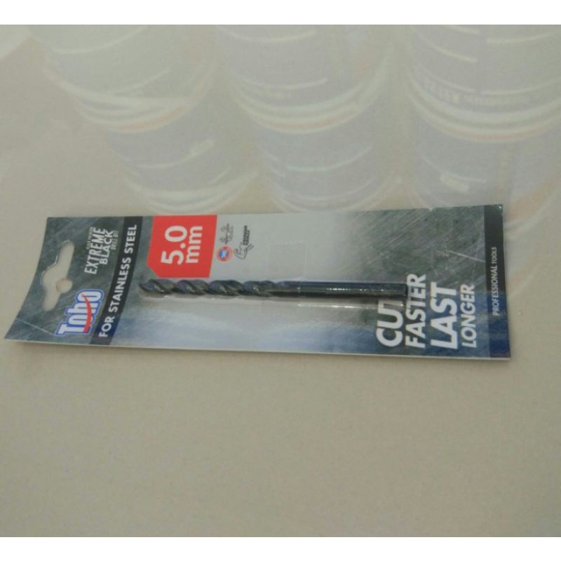 Mata Bor Toho 5MM besi/Mata Bor Toho Extreme Black/Mata bor 5mm