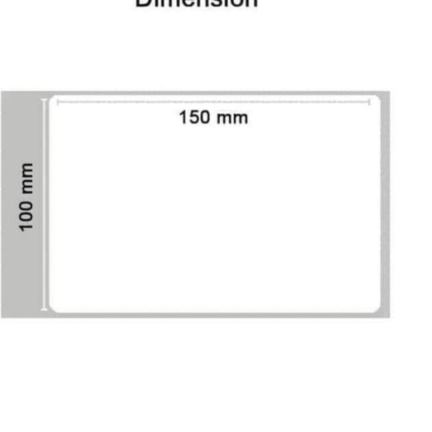 

⅍ Kertas Thermal 1 roll 100 x 150 Thermal Label Direct 500 pcs ❀