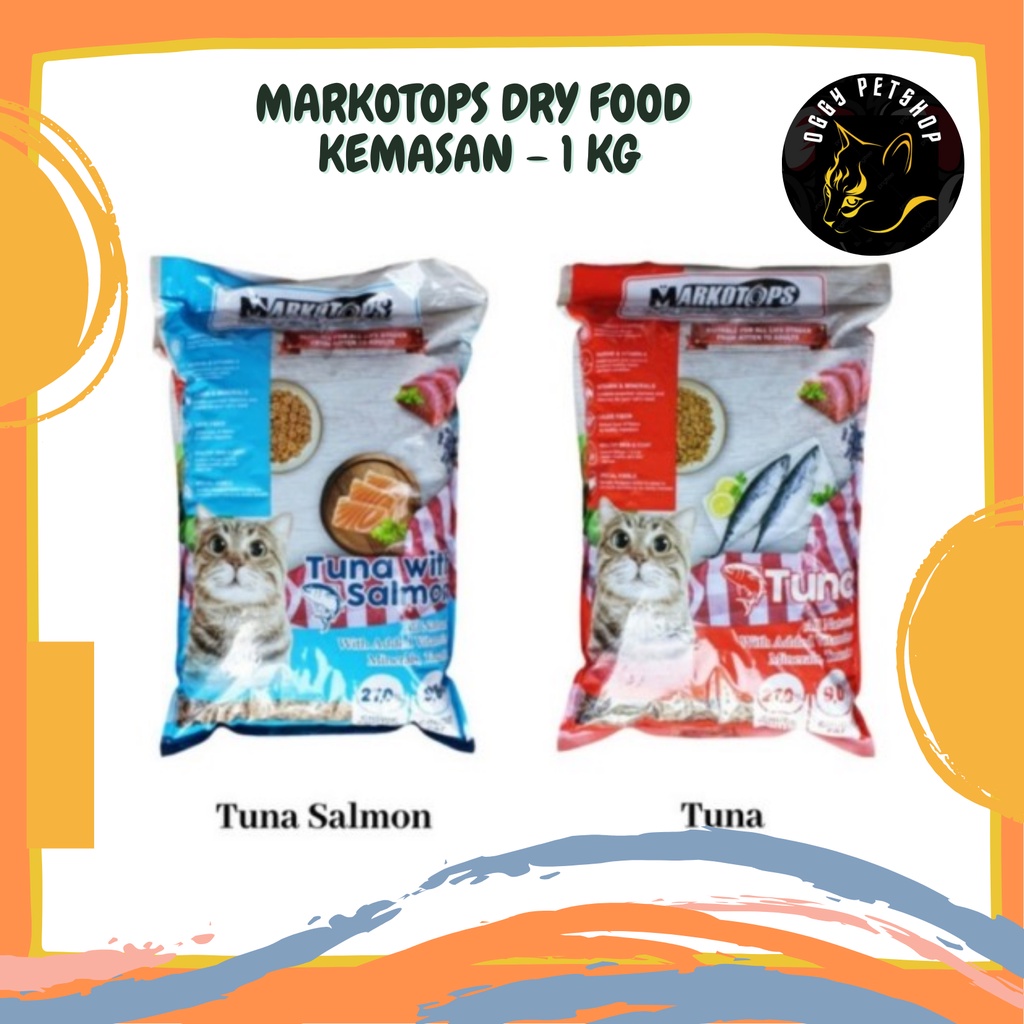 Markotops Adult DRY FOOD Makanan Kucing Kemasan1kg