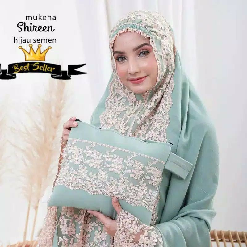 MUKENA DEWASA  SHIREEN RAYON PREMIUM RENDA MEWAH