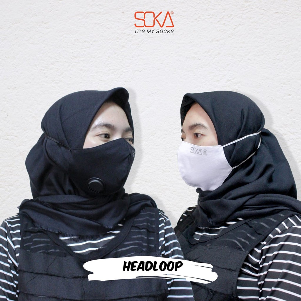 Kazarasock - Masker Duckbill Tebal - Masker Scuba Earloop Soka