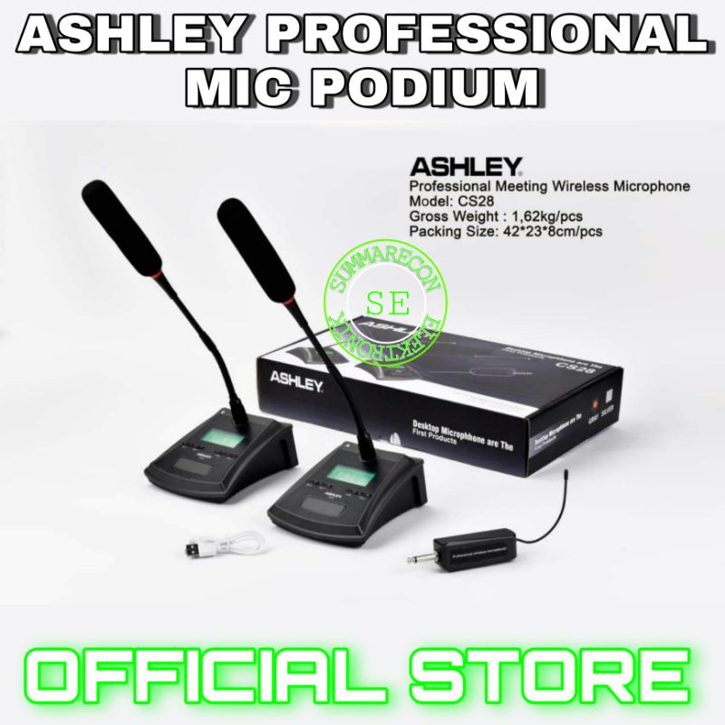 mic meja wireless original ashley cs28 2 mic wirelessmeja podium conference