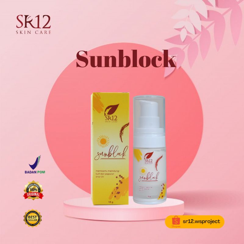 SR12 Sunblock / Tabir Surya / SPF 30++