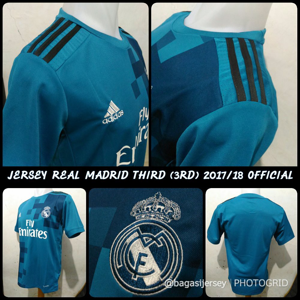 Jersey Real Madrid CF Third 3rd 2017 2018 OFFICIAL NEW Terlaris