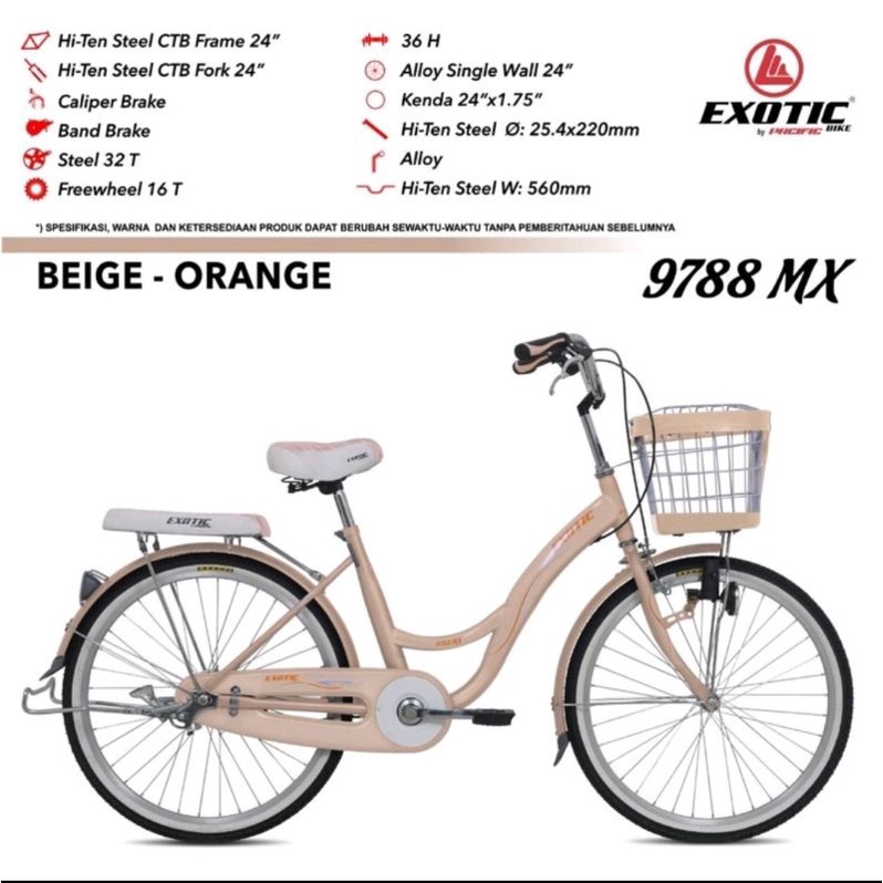 sepeda mini exotic 9788 MX 24inch