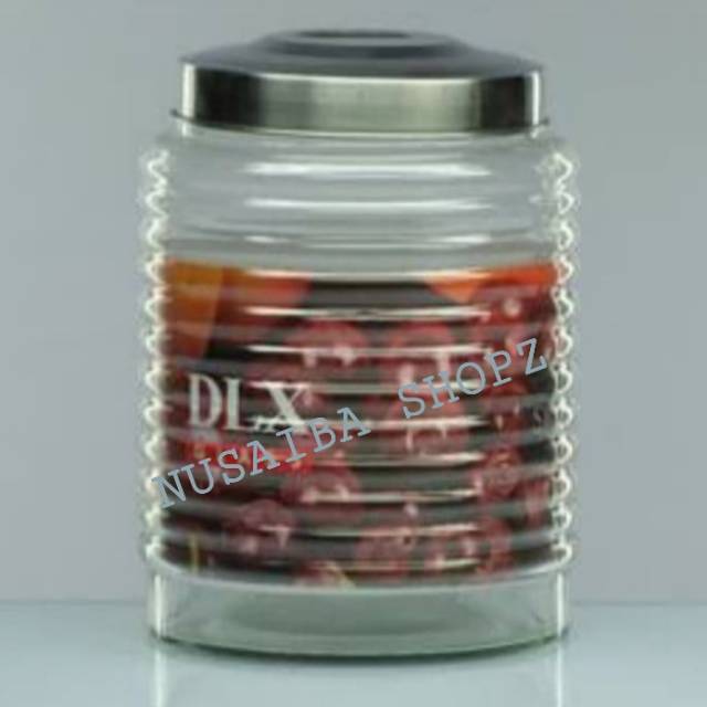 TOPLES KACA DLX KAMMA 2 SEAL ULIR / WADAH PENYIMPANAN