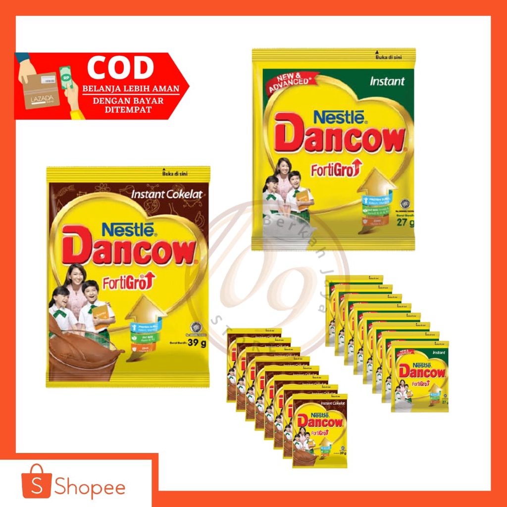 

SUSU DANCOW PUTIH SUSU DANCOW SACHET COKLAT SUSU BUBUK 1 SACHET 39g