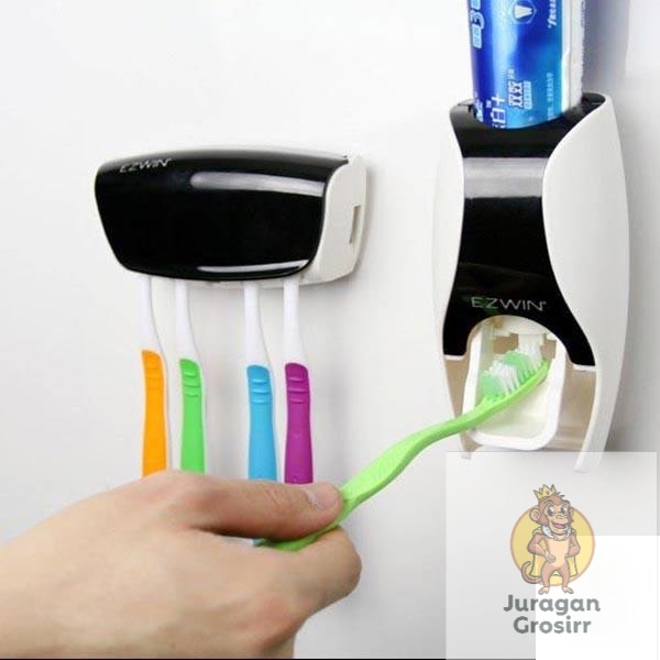 JG - DISPENSER PASTA GIGI &amp; TEMPAT SIKAT GIGI / DISPENSER GOSOK GIGI