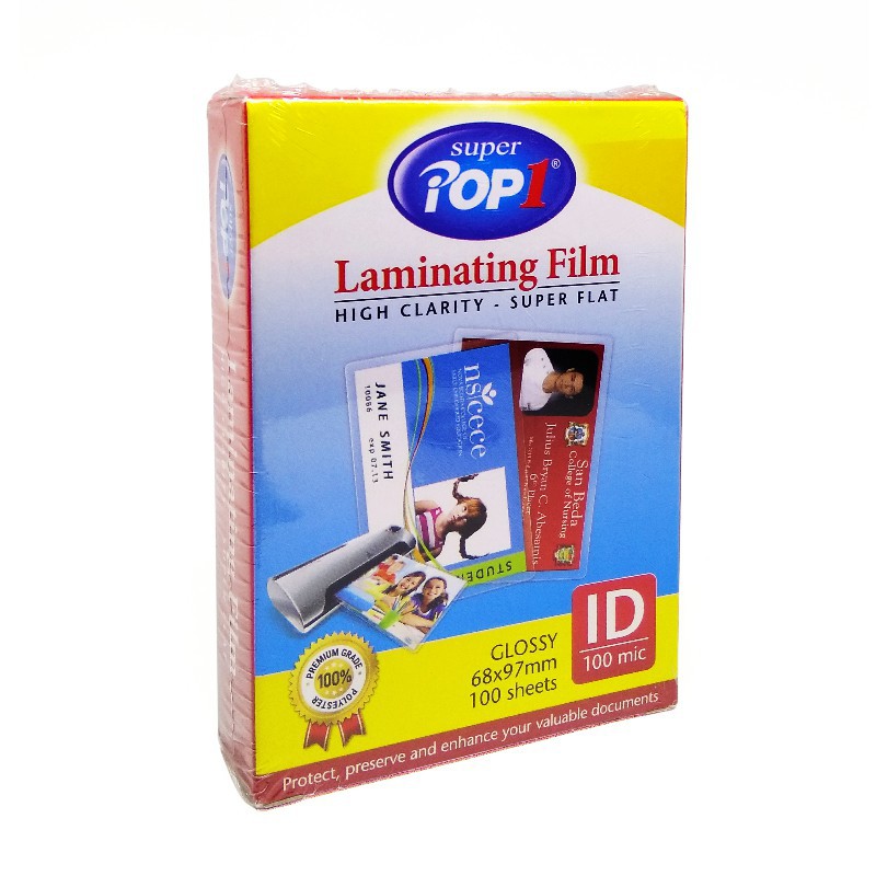 

[PAK] POP1 PLASTIK LAMINATING FILM KTP (100 MIC)*