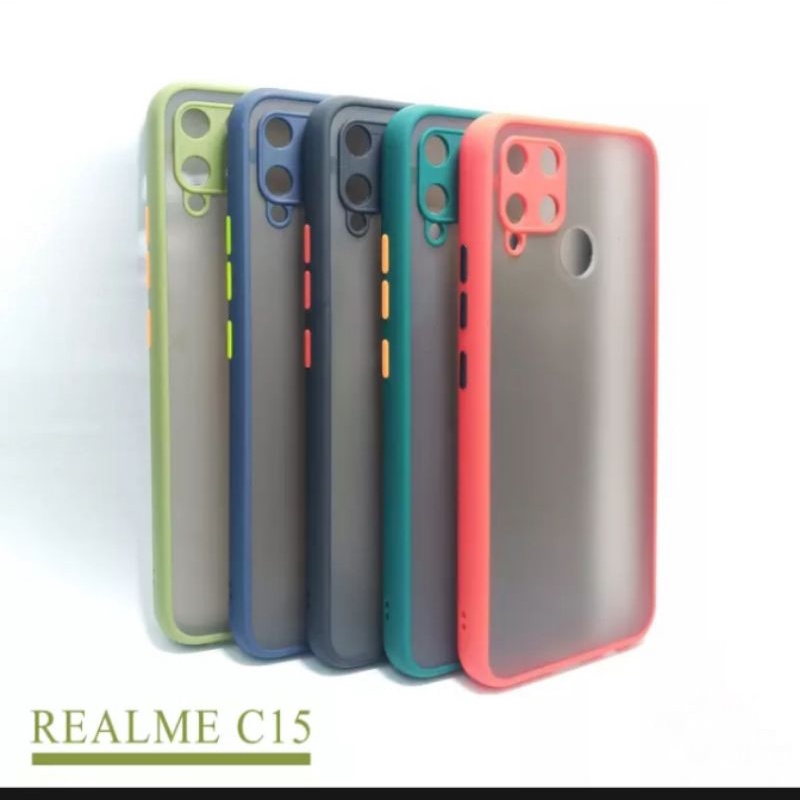 REALME C15 CASE DOVE PELINDUNG KAMERA HP PREMIUM COVER PELINDUNG