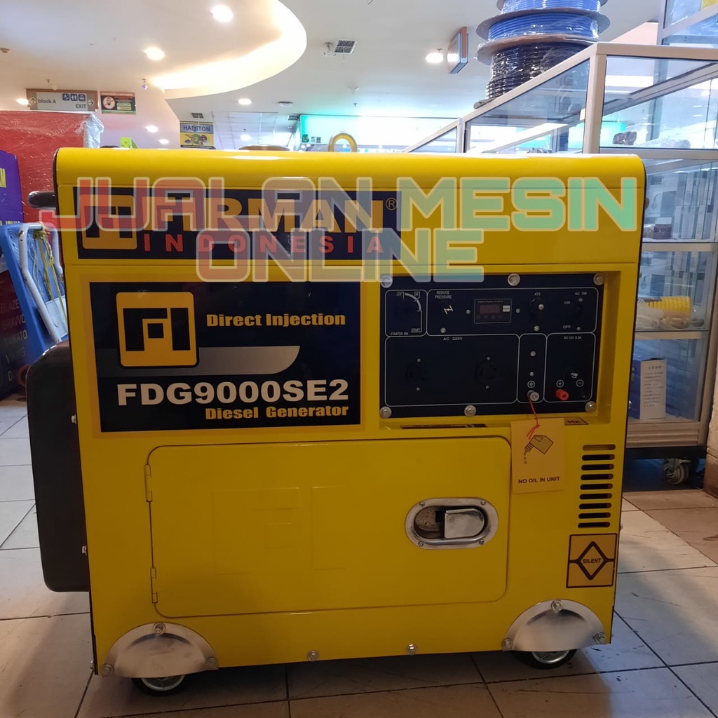 Genset Silent 6000 6500 Watt FIRMAN FDG9000SE2 Diesel Solar