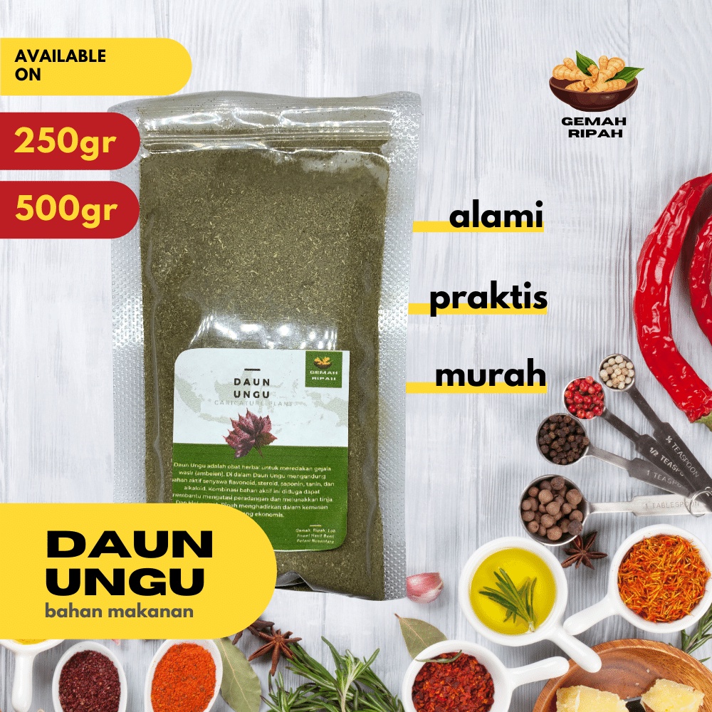 

Daun Ungu Bubuk 250gram 500gram 1kg Daun Ungu Obat Wasir Original Premium Daun Ungu Kering Daun Ungu Kapsul Obat Herbal Manjur Ampuh Obat Pencahar Bab Obat Ambeien Obat Radang Kolesterol Batu Ginjal Kontrasepsi Gula Darah Kesehatan Gigi