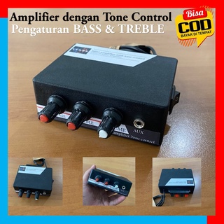 Ampli mini 5v BLUETOOTH tone control volume bass treble bonus kabel aux