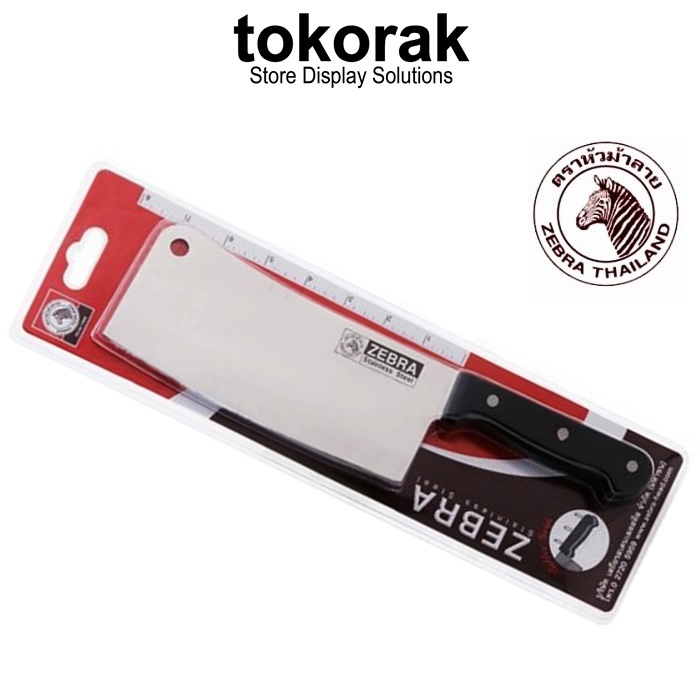 PISAU GOLOK ZEBRA CHOPPER KNIFE 7.5 INCH 100261 PISAU DAPUR STAINLESS