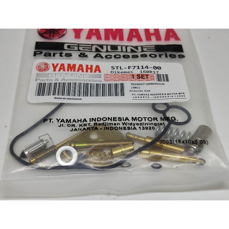 REPARKIT KARBULATOR YAMAHA + KOIN KARBU MIO/ MIO SPORTY/ MIO SMILE/ MIO SOUL/ FINO KARBU