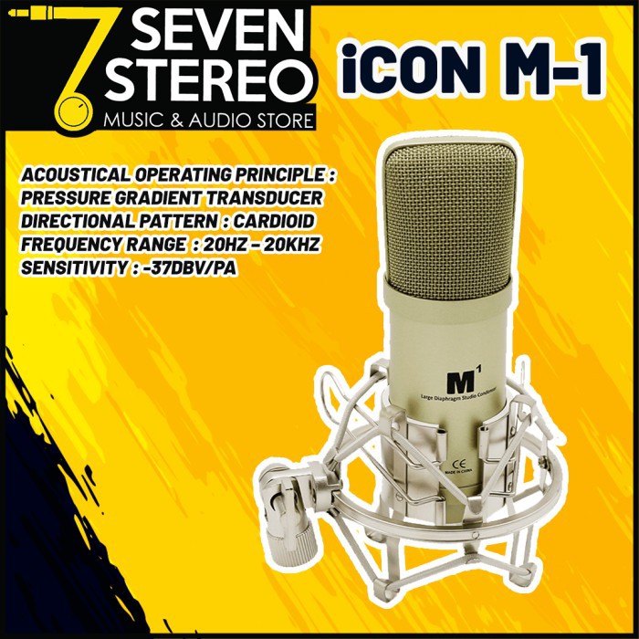 iCon M1 M-1 Mic Condenser Recording Original