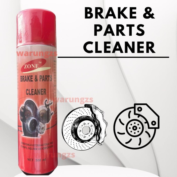 Brake Cleaner Brake Parts Cleaner Cairan Pembersih Rem Mobil Motor