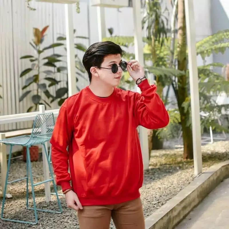 Asgard777 - Sweater JUMPER COWOK POLOS / baju panjang / baju cowok / baju pria / sweater polos / sweater cowok